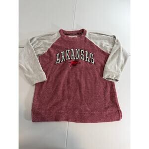 University of Arkansas sweater size women’s XL red and white